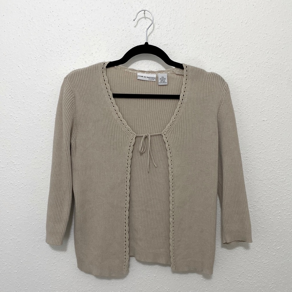 Croft & Barrow petite tie up cardigan